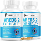 JB Wellness AREDS 2 Eye Vitamin & Mineral Supplement, Contains Lutein, Vitamin C, Zeaxanthin, Zinc & Vitamin Enhance Vision Supplement - 120 Count