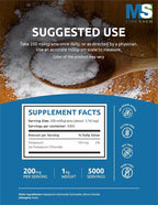 Potassium Chloride Powder, 1 KG/2.2lb(35 Ounce) | Salt Substitute & Essential Hydration Electrolyte Supplement |Supports Mineral Balance,Heart,Joint,and Immune Health| Filler Free, Dissolves Easily