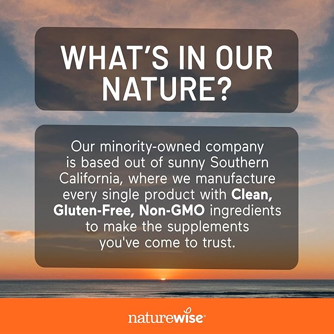 NatureWise Vitamin C 1000mg Capsules - Extra Strength Vegan Vitamin C for Daily Antioxidant & Immune Support - Non-GMO, USA Manufactured - 120 Capsules[120-Day Supply]