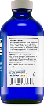 Nutricost Colloidal Silver 8oz - Cobalt Blue Glass Bottles, Bio-Active Colloidal Silver