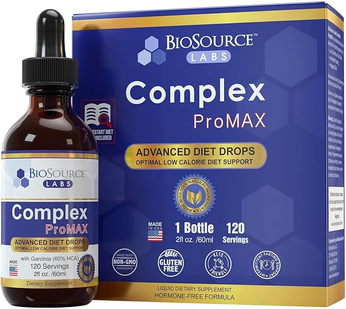 BioSource Labs Complex ProMAX Premium Diet Drops (1 x 2 oz Bottle)