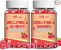 Urolithin A Supplement Gummies,Urolithin A+ Supplement with NAD+, CoQ10, Resveratrol,PQQ for Mitochondrial Support, Muscle Strength,Vegan 120ct