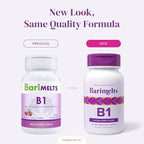 BariMelts Vitamin B1, 180 Fast-Dissolving Tablets (6-Month Supply), Sugar-Free Bariatric Vitamins for Women, Natural Berry Flavor