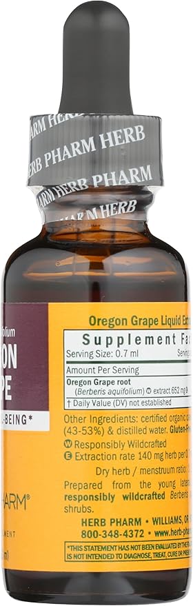 Herb Pharm Oregon Grape Root Liquid Extract - 1 Ounce