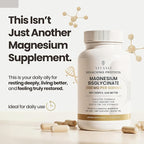 Vitasei Magnesium Bisglycinate – High Absorption Chelated Formula – 2000 mg per Serving (288 mg Elemental Magnesium) for Relaxation, Sleep & Muscle Recovery – Gentle on Stomach – 90 Capsules