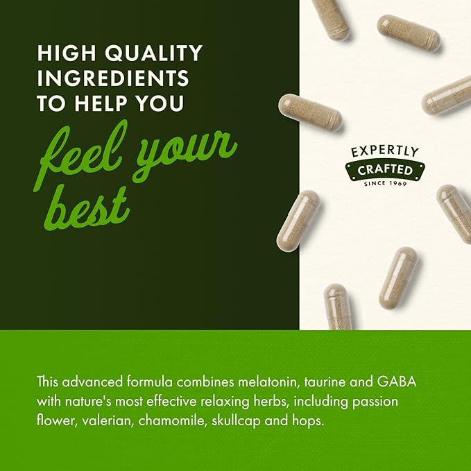 Swanson Sleep Essentials Includes GABA and Melatonin - 60 Veg Capsules