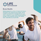 Life Extension Vitamin B12 Methylcobalamin 500mcg - Vitamin B12 Supplement for General Energy and Brain Health - SugarFree Vegetarian Lozenges Dissolve in Your Mouth/Once Daily - 100 Count (Pack of 2)