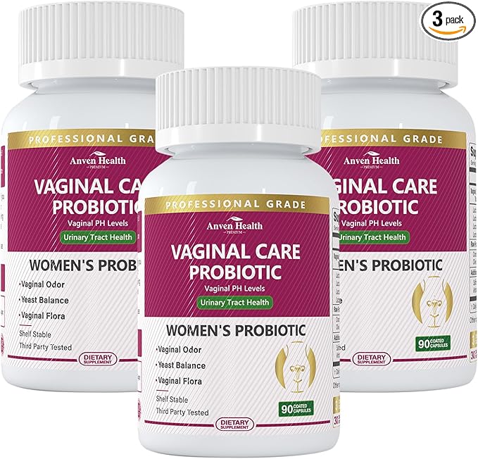 Vaginal Probiotics for Women pH Balance with Prebiotics - 60 Billion Womens Probiotic for Vaginal Flora, Odor, Yeast & Digestive Health with Saffron, Cranberry, Vegan & Non-GMO | 270 Caps