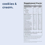 Cookies & Cream Mighty Milk - Kids All-in-One Daily Protein Powder & Multivitamin with Probiotics & Organic Spinach - Natural Flavors, Colors & Sweeteners - 15-30 Servings