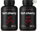 NutraChamps Organic Tart Cherry Extract Capsules - Made from Montmorency Tart Cherry Concentrate, Celery Seed & Bilberry - Vegan Capsules (Pack of 2)