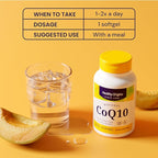 Healthy Origins® CoQ10 100 mg – Natural Trans-Isomer Ubiquinone – Yeast Fermented, Supports Heart Health & Cellular Energy – Non-GMO 300 Softgels