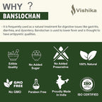 Tabashir Banslochan Spl Tabasheer Tabha Sheer Bambusa | Tabachir | Tabashir | Bamboo Manna | Vanslochan | Bamboo Silica | for Strengthen Bones & Hair Roots - 100g