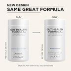 Codeage Gut Health Supplements Vegan Formula - L Glutamine, Zinc, Turkey Tail Mushroom Powder, Tonic Mushroom, Maitake, Micro Algae, Mineral, Licorice Root DGL - Probiotics, Prebiotics - 180 Capsules