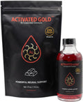 Activated Gold - 4oz, 24k Pure Colloidal Gold Supplement, Nano Gold Particles, Cognitive Support, Focus & Clarity