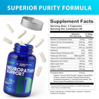 Nerve Savior Neuropathy Supplement, 360 Capsules with 600mg Alpha Lipoic Acid & Benfotiamine, Specially Formulated for Nerve Health in Hands, Fingers, Feet and Toes, 3Pack