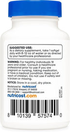Nutricost Vitamin K2 MK-7 Supplement (100 mcg) 120 Softgels - GMO-Free