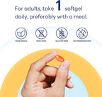 Vitamin World Lutein and Zeaxanthin Supplements, 40mg Lutein, Vegetarian Eye Health Supplement, Once Daily to Help Filter Blue Light & Support Vision, Non-GMO, Gluten-Free, 2 Month Supply