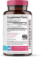 USDA Organic Whole Food Biotin Supplement, Made with Plant-Based Biotin from Sesbania Agati Trees, by SolaGarden Naturals, 60 Non-GMO Vegan Capsules, Supports Hair, Skin, and Nails, Made in USA