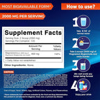 Vitamatic Magnesium (from Bisglycinate & Oxide) - Supports Muscle, Joint, and Heart Health 250 Grams - 125 Servings