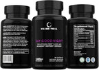 Melatonin Free Sleep Aid Supplement for Longer, Restful Sleep & Stress Relief w/Magnesium, GABA, L-Glycine, L-Theanine, Apigenin, Taurine & Zinc (180 Vegan Capsules) (2)