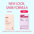 Love Wellness The Killer & Flora Power | Vaginal Suppository Duo with Boric Acid, Probiotics & Vitamin C | Supports pH Balance, Odor Control & Feminine Health | Fragrance-Free, Non-GMO & Paraben Free
