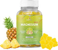 BeLive Magnesium Glycinate Gummies 200 mg - Sugar Free Supplement for Muscle Relaxation, Sleep Support, & Heart Health for Adults & Kids - Pineapple Flavor - 60 Count