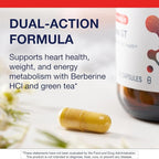 Metagenics Berberine GT - Berberine Supplement 500 mg - Supports Heart Health, Healthy Cholesterol, Triglyceride & Carbohydrate Metabolism - Non-GMO, Gluten-Free, Vegetarian - 60 Capsules