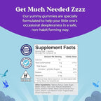 Natures Craft Melatonin Gummies for Kids Sleep Support - Hassle-Free Kids Melatonin Gummies for Mood Support - Delicious and Tummy Friendly Gummy 1 Mg Little Ones - 60 Count