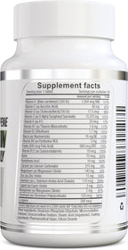 herbolab Multivitamin Once Daily, Max Strength Vitamins A, C, D, E, K, B1, B2, B6, B12, Niacin, Calcium, Magnesium, Zinc, Selenium, Copper, Manganese, Chromium with Lycopene, 60 Count 2 Mo Supply