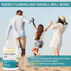 Liposomal Alpha Lipoic Acid 1400mg Softgels, ALA Supplement with L-Carnitine 1000mg, Ubiquinol (Active CoQ10) 100mg and Vitamin E 10mg for Antioxidants, Nerve & Energy, 120 Softgels