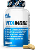 EVL Advanced Daily Multivitamin - Men's Multivitamin with Essential Minerals Phytonutrient Complex and VitaMode Active Mens Vitamins for Energy with Lycopene for Muscle Bone and Immune Support