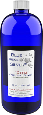 10 ppm 32 oz Colloidal Silver Natural Immune Support Health Supplement