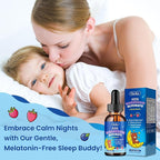 Magnesium Glycinate for Kids - Magnesium Glycinate Liquid Drops with L-Theanine Omega-3, Vitamin B6, D3, Zinc - Support Sleep, Relaxation, Calm & Focus - 2 Fl Oz, Mixed Berry Flavor