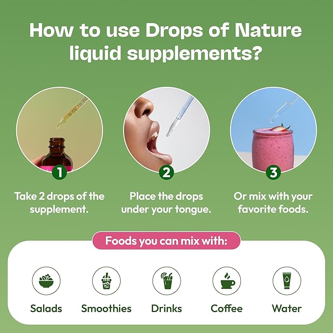 Milk Thistle Drops with 80% Silymarin Flavonoids – Vegan, Non-GMO, Fast-Absorbing – Easily Mix with Drinks – Milk Thistle Supplement for Liver, Immune Care and Antioxidant Support (Mixed Berry, 60 mL)