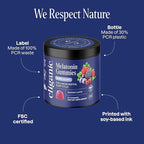 Cliganic Melatonin Gummies (10 mg, 120-Day Supply) - Adult Sleep Aid, Berry Flavor, Vegan, Non-GMO, Kosher, Gluten-Free Supplement, Helps Regulate Circadian Rhythm & Promotes Peaceful Nights