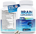 18-in-1 Brain Supplement for Memory and Focus – 120 Nootropic Capsules (2-Month Supply) with Alpha GPC, Bacopa, Ginkgo Biloba, Lion's Mane | Cognitive Health, Mental Clarity | Vegan, Non-GMO