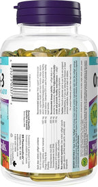 Webber Naturals Triple Strength Omega-3 with CoQ10 enteric coated 900 mg Omega-3 (EPA • DHA)/ 100 mg CoQ10, 80caps