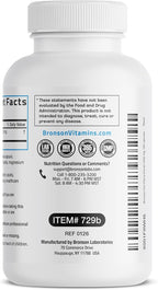 Bronson Tart Cherry Extract 2500 mg Vegetarian Capsules with Antioxidants and Flavonoids Non-GMO, 180 Count