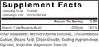 Force Factor Vitamin C 1000mg Immune Support Supplement, Vitamin C Supplement Immunity Vitamins Plus Antioxidant Support, Premium Quality, Vegan, 60 Vitamin C Tablets