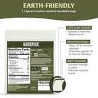 HANDPICK Holy Basil Seeds (397g/14oz) Gluten free, Raw Sabja, Tukmaria Seeds from India, Packed in Resealable Zip Lock Pouch
