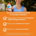 Doctor's Best Kaneka Ubiquinol 100 mg Supplement for Men & Women - Reduced Form CoQ10, Coenzyme Q10 100mg for Antioxidant & Heart Health Support, Non GMO, Gluten Free, Soy Free - 60 Softgels