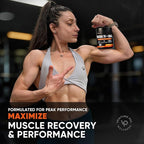 Sugar Free 7g BCAA + EAA Powder | Supports Muscle Recovery, Growth, Strength & Endurance – 9 Essential Amino Acids with L-Glutamine, Caffeine, Vitamin & Electrolyte for Energy & Hydration, Gluten Free