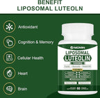 1000MG Liposomal Luteolin, Maximum Absorption, Potent Luteolin Supplement 180 Capsules