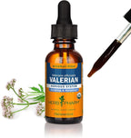 Herb Pharm Organic Valerian Root Liquid Extract, Alcohol-Free: Sleep & Relaxing, Calming Nighttime Sleep Support Supplement, Sugar-Free Herbal Supplement, 1 Oz