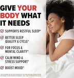 10X Health Sleep Supplements for Adults - 60 Capsules - Melatonin 3mg, L Theanine, Magnesium Supplement, Magnesium Oxide for Deep, Better Rest & Relaxation - 3-in-1 Natural Sleep Support