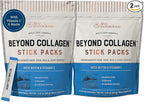 Live Conscious Beyond Collagen Peptides Powder Unflavored Packets-Hydrolyzed Collagen Powder-Hair Skin Nail & Joint Support- I II III V & X Grass-Fed Collagen Supplements for Women & Men 30 Pack (2pk)