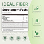 iMATCHME Fiber Supplement with Psyllium Husk Powder,Slippery Elm for Soften Stool,Effortless Bowel Movements,Digestive & Gut Cleanse Support-Prebiotic Fiber 240 Capsules
