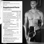 Mdrive Boost and Burn Testosterone Booster and Fat Burner for Men, Energy, Strength, Stress Relief, KSM-66 Ashwagandha, Advantra Z, Chromax, 60 Capsules