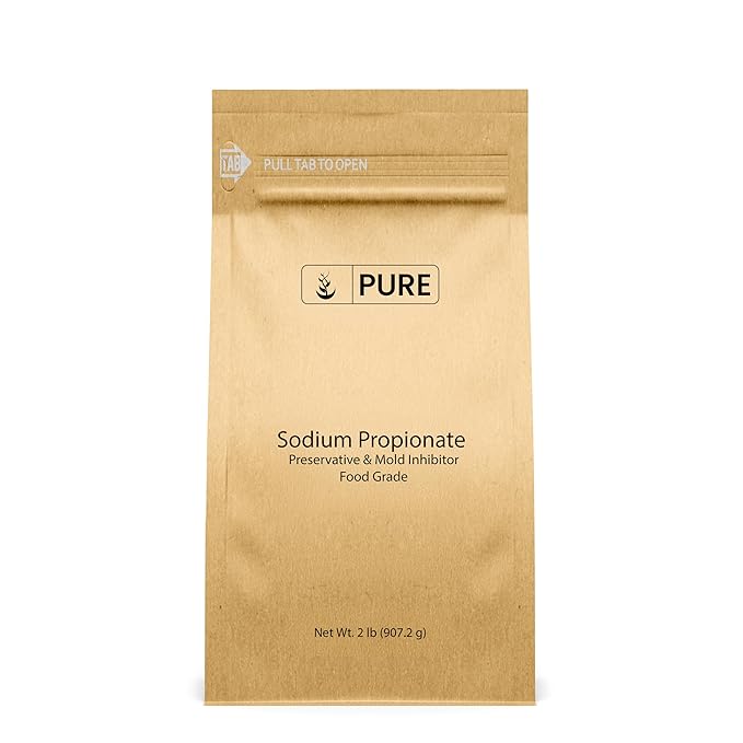 Pure Original Ingredients Sodium Propionate (2 lb) Preservative & Mold Inhibitor, Food Grade, Food Additive