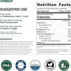 VITAGUT Liquid Probiotic, Prebiotics & Postbiotics 3-in-1 Organic, Live Probiotics for Women & Men - Probiotics for Digestive Health, 50 Billion CFU, 19 Fermented Herbs, Vegan Probiotic for Gut Health
